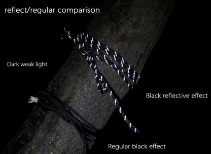 550 Paracord 7-Strand Reflective Military Tactical Rope - 4mm Parachute Cord for Camping, DIY Bracelets & Outdoor Gear