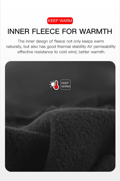 Winter Cycling Gloves - Windproof Cold Proof Full Finger Outdoor Waterproof Bicycle Motorcycle Riding Mitten