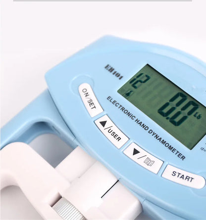 Digital Hand Dynamometer - Electronic Grip Strength Meter 90kg/200lbs Capacity for Athletic Performance Testing