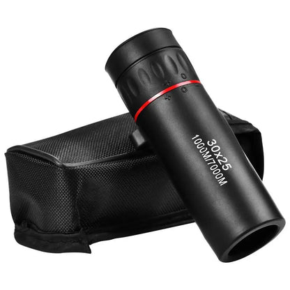 60x21 BAK4 Zoom Monocular Binoculars with Wrist Strap - Mini Portable Telescope for Outdoor Camping & Hunting