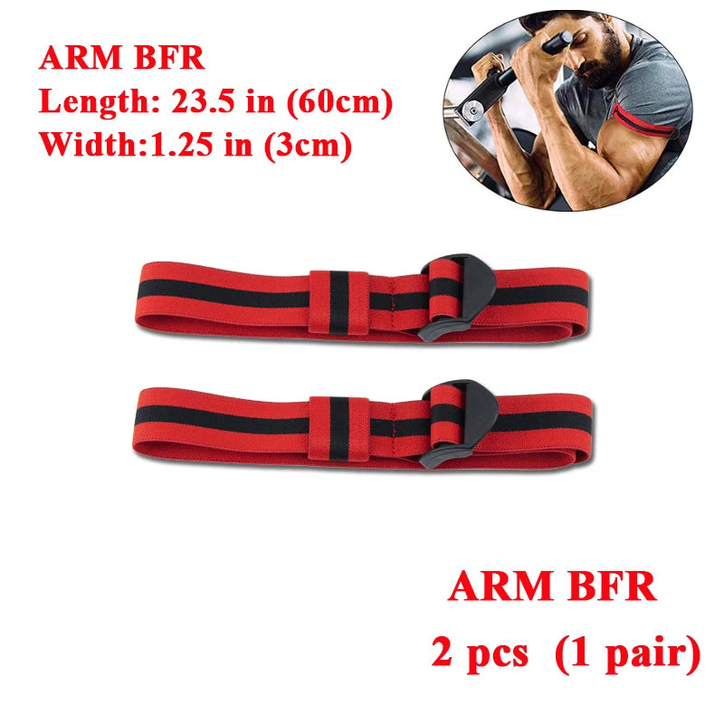 Blood Flow Restriction Bands - BFR Occlusion Training Wraps for Arms & Legs, Muscle Growth & Strength Training