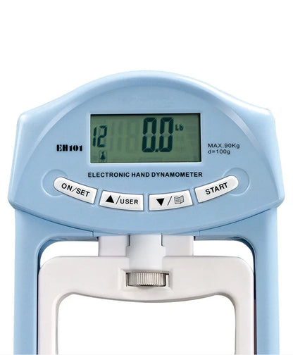 Digital Hand Dynamometer - Electronic Grip Strength Meter 90kg/200lbs Capacity for Athletic Performance Testing