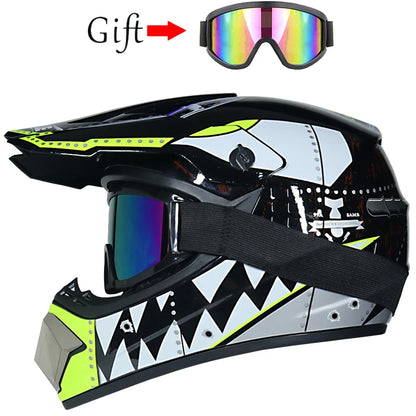 Children's Off-Road Motorcycle Helmet - Downhill AM DH Cross Bike Motocross Helmet