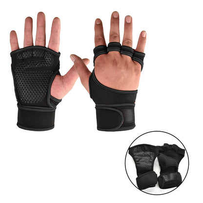 Premium Workout Gloves - Men & Women Fitness Training Gloves for Weightlifting, Bodybuilding & Gym with Wrist Palm Protection