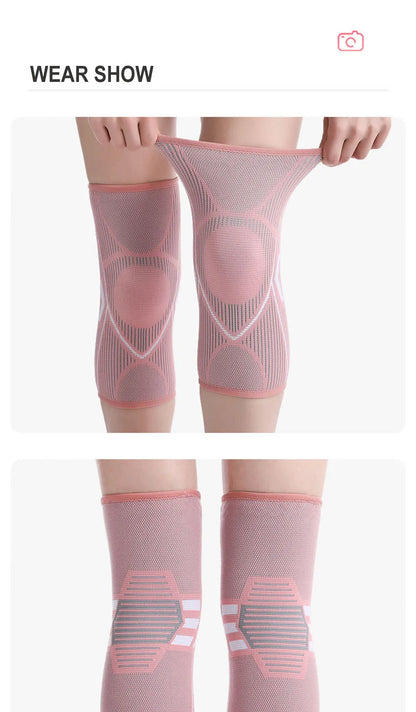 AOLIKES Knee Brace - Arthritis Support Compression Sleeve for Sports, Fitness, Cycling & Running Protection (1 Piece, Nylon)