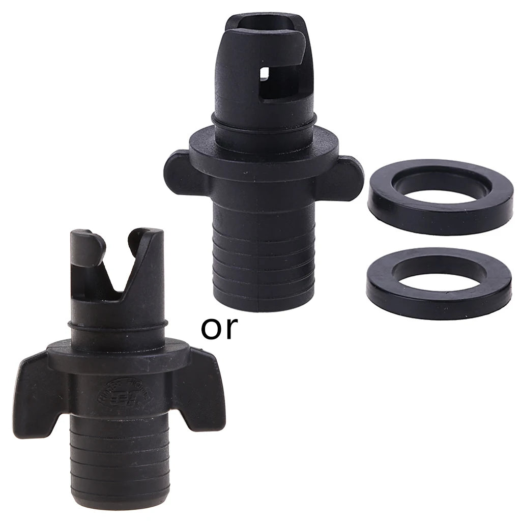 Kayak Foot Pump Air Valve Adapter - HR Hose Connector for Inflatable PVC Boats and SUP Accessories