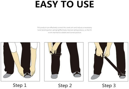 1Pcs Golf Swing Trainer Leg Correction Belt Golf Training Aid Post Orthotics Strap Poster Corrector For Golf Beginners.