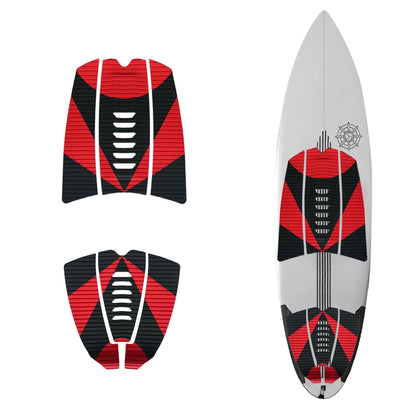 Premium EVA Surfboard Traction Pads - 6 Piece Set