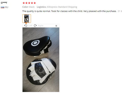 Curved PU Training Pads (1-2 Pack) – Focus Punching Mitts for Boxing, Taekwondo, Muay Thai & Karate (Adults & Kids)