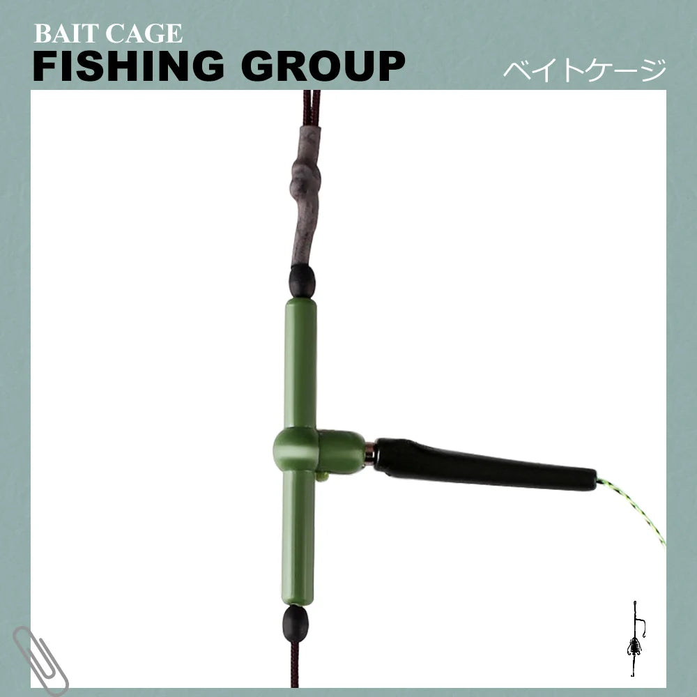 High Carbon Steel Carp Fishing Feeder Hook - Metal Bait Cage Line Group (30g-100g) - Artificial Lure Accessories