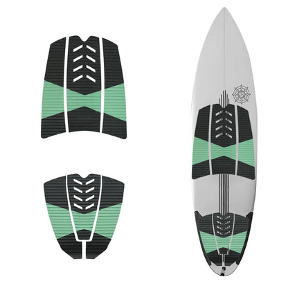 Premium EVA Surfboard Traction Pads - 6 Piece Set