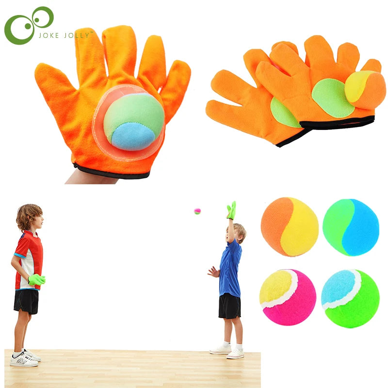 Sticky Ball Catch Game Set - Kids Outdoor Sports Toy for Parent-Child Interactive Play - Throw and Catch Ball Game