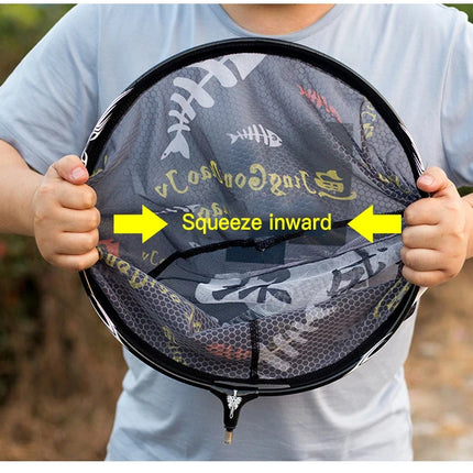 Ultra Light Carbon Titanium Alloy Fishing Net - Anti-Hook Deep Net Head with Solid Construction