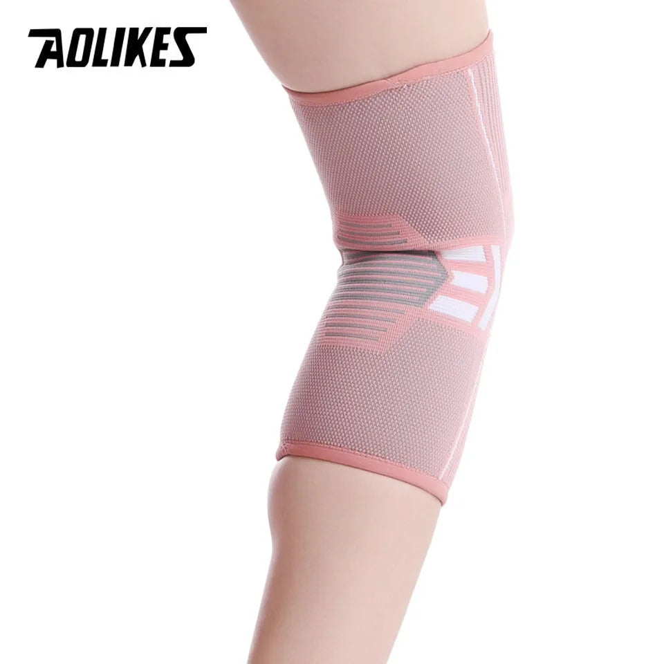 AOLIKES Knee Brace - Arthritis Support Compression Sleeve for Sports, Fitness, Cycling & Running Protection (1 Piece, Nylon)