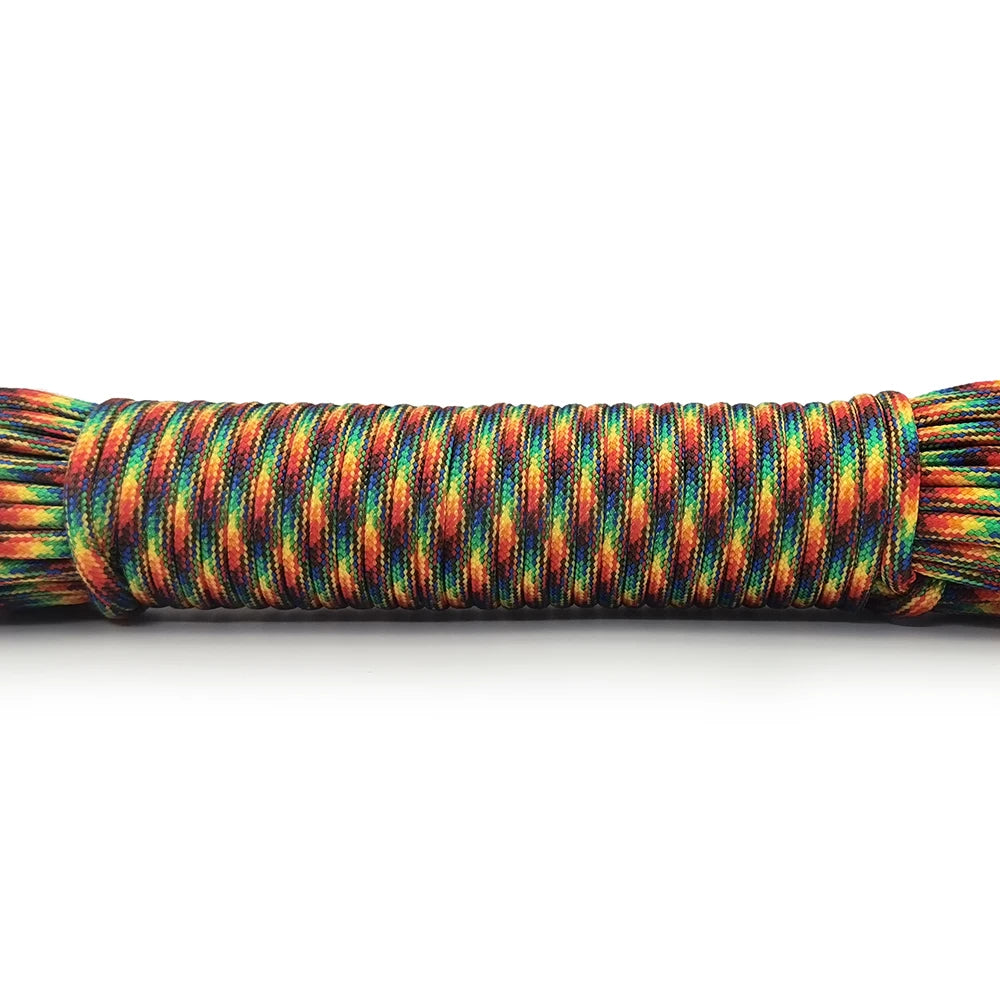 Type III 550 Paracord - 9-Strand 100ft Survival Rope for Hiking and Camping