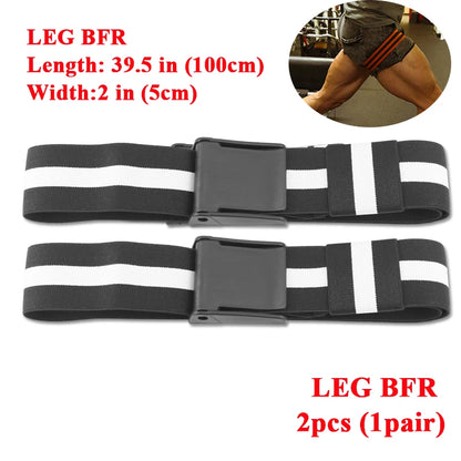 Blood Flow Restriction Bands - BFR Occlusion Training Wraps for Arms & Legs, Muscle Growth & Strength Training