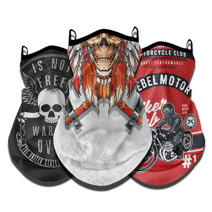 Motorcycle Face Shield - Anti-UV Cycling Headwrap with Neck Cover for Summer Outdoor Sports