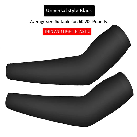 UV Protection Cycling Arm Sleeves - Long Fingerless Gloves for Running, Fishing, Golf, and Outdoor Sports