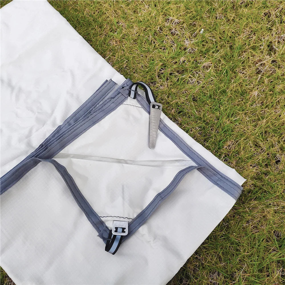 Ultralight Portable Waterproof Camping Mat - Large Travel Mattress with Pegs for Outdoor Picnic, Beach & Tent Use