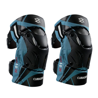 Cuirassier MX Motorcycle Knee Pads - Night Reflective Motocross Racing Guards Protection