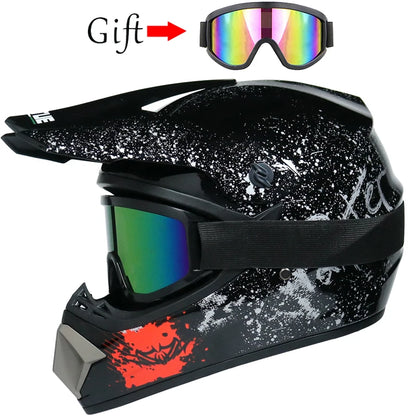 Children's Off-Road Motorcycle Helmet - Downhill AM DH Cross Bike Motocross Helmet