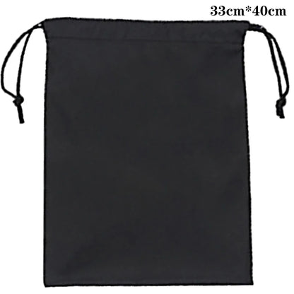 Waterproof Nylon Drawstring Storage Bag - Multi-Purpose Travel & Sports Organizer Pouch