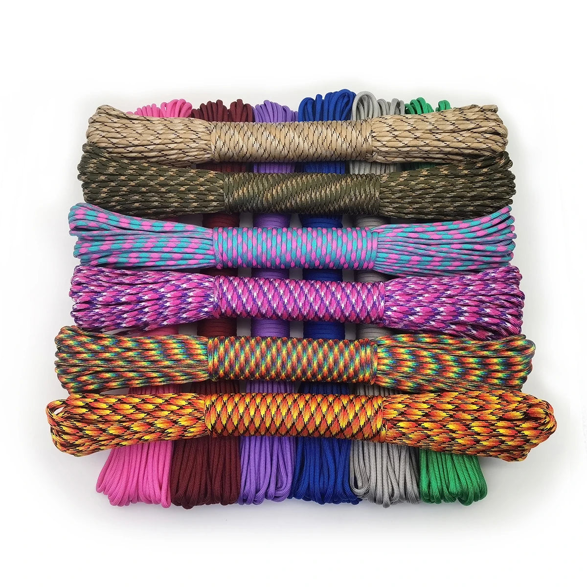 Type III 550 Paracord - 9-Strand 100ft Survival Rope for Hiking and Camping