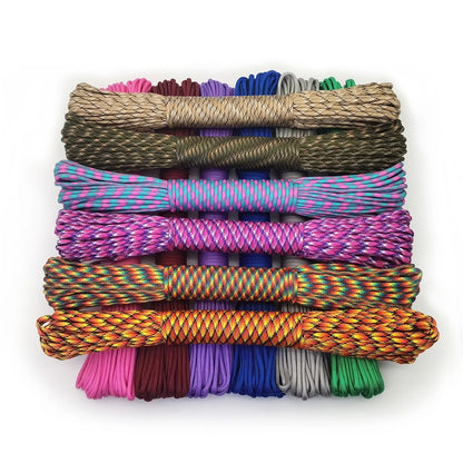 Type III 550 Paracord - 9-Strand 100ft Survival Rope for Hiking and Camping