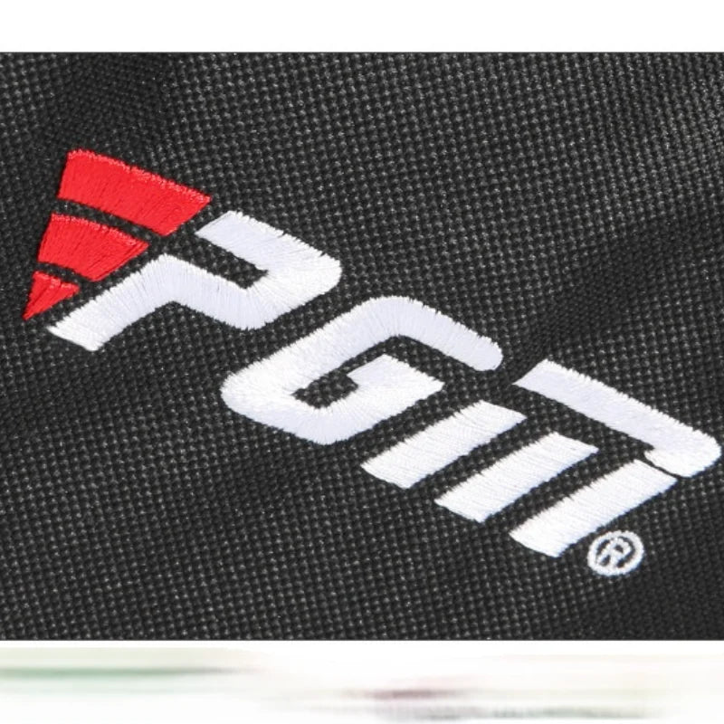 PGM Golf Shoe Bag - Portable Nylon Carrier with Ball Holder | Lightweight Breathable Sports Pouch