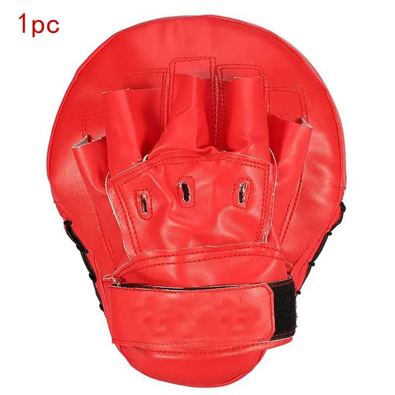 Curved PU Training Pads (1-2 Pack) – Focus Punching Mitts for Boxing, Taekwondo, Muay Thai & Karate (Adults & Kids)