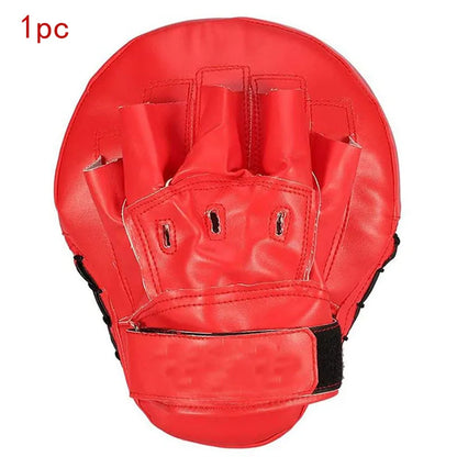 Curved PU Training Pads (1-2 Pack) – Focus Punching Mitts for Boxing, Taekwondo, Muay Thai & Karate (Adults & Kids)