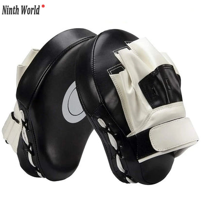 Curved PU Training Pads (1-2 Pack) – Focus Punching Mitts for Boxing, Taekwondo, Muay Thai & Karate (Adults & Kids)