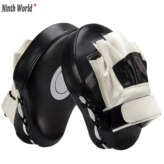 Curved PU Training Pads (1-2 Pack) – Focus Punching Mitts for Boxing, Taekwondo, Muay Thai & Karate (Adults & Kids)