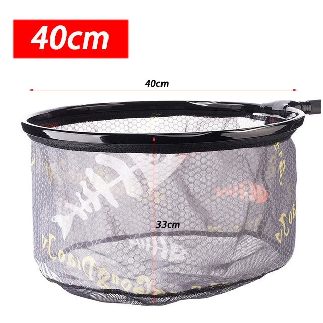 Ultra Light Carbon Titanium Alloy Fishing Net - Anti-Hook Deep Net Head with Solid Construction