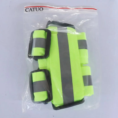 Adjustable Reflective Safety Vest - High-Visibility Elastic Straps for Night Running, Cycling & Outdoor Activities - Adults & Children