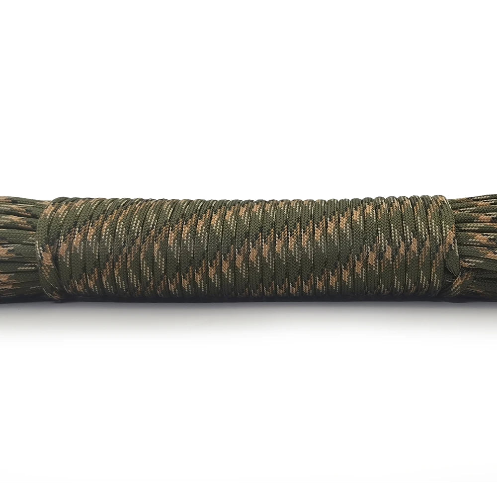 Type III 550 Paracord - 9-Strand 100ft Survival Rope for Hiking and Camping