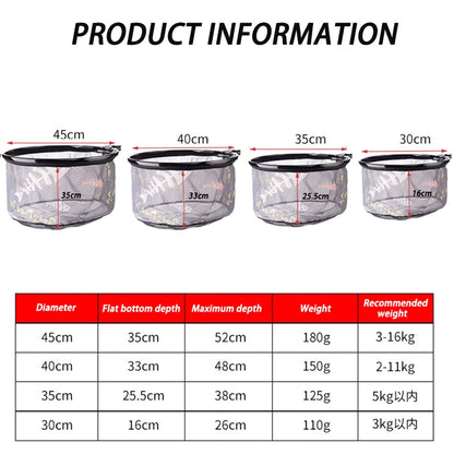 Ultra Light Carbon Titanium Alloy Fishing Net - Anti-Hook Deep Net Head with Solid Construction