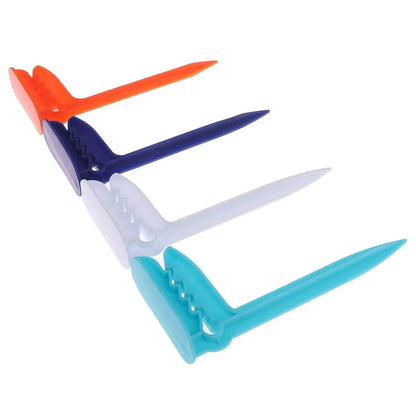 Beach Towel Clips Set - 4 Piece Outdoor Camping Mat Holders with Decorative Clothespins for Sheets, Towels & Tent Accessories