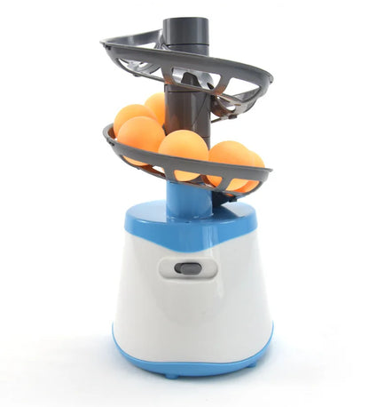 Dual-Power Portable Table Tennis Robot - Professional Ping Pong Ball Pitching Machine for Training