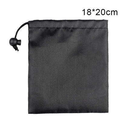 Waterproof Nylon Drawstring Storage Bag - Multi-Purpose Travel & Sports Organizer Pouch