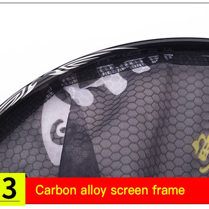 Ultra Light Carbon Titanium Alloy Fishing Net - Anti-Hook Deep Net Head with Solid Construction