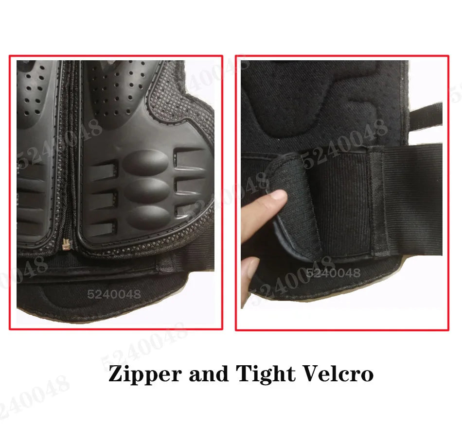 Youth Body Protection Armor Vest for Kids 1-1.7M - Motocross, Skiing & Skating Protective Gear