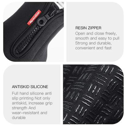 Winter Cycling Gloves - Windproof Cold Proof Full Finger Outdoor Waterproof Bicycle Motorcycle Riding Mitten