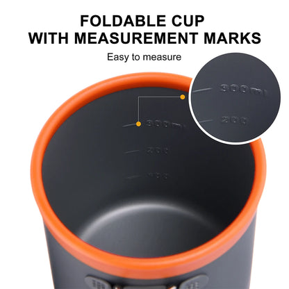 Premium Aluminum Camping Mug - Lightweight Outdoor Coffee Cup for Hiking, Trekking & Picnic Adventures