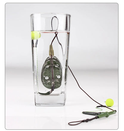 High Carbon Steel Carp Fishing Feeder Hook - Metal Bait Cage Line Group (30g-100g) - Artificial Lure Accessories