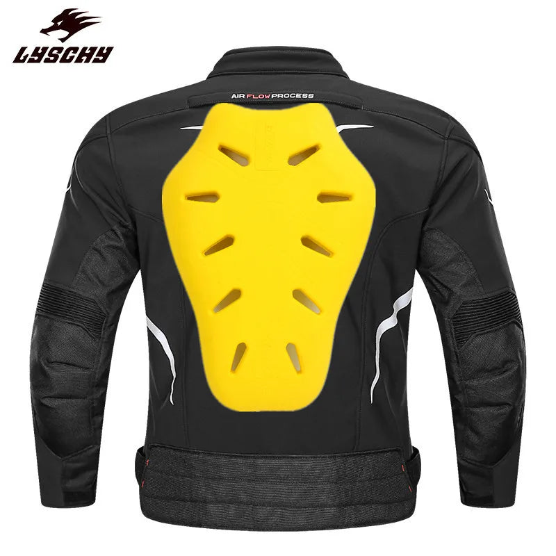 LYSCHY CE Level 2 Motorcycle Back Protector Armor - Built-in Body Protection for Motocross Racing