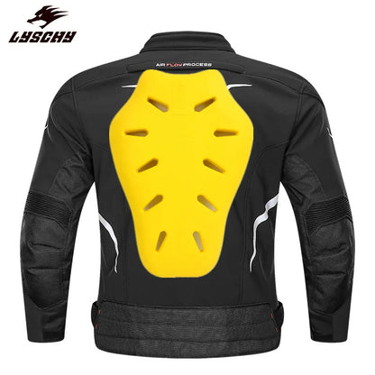LYSCHY CE Level 2 Motorcycle Back Protector Armor - Built-in Body Protection for Motocross Racing