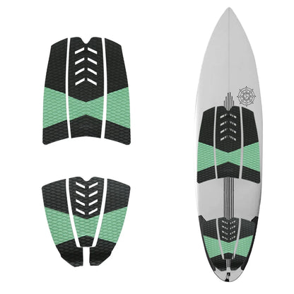 Premium EVA Surfboard Traction Pads - 6 Piece Set