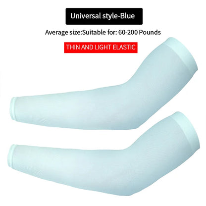 UV Protection Cycling Arm Sleeves - Long Fingerless Gloves for Running, Fishing, Golf, and Outdoor Sports