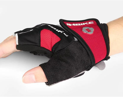 Half-Finger Gel Cycling Gloves - Shockproof Padded Sport Gloves for Men & Women
